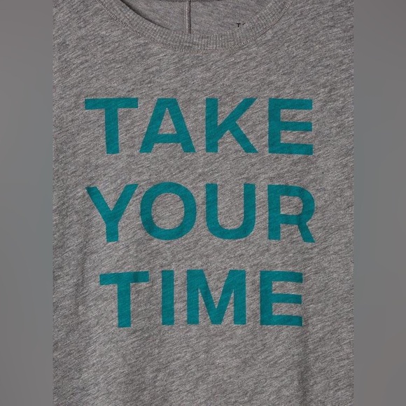 Torrid Take Your Time Vintage Cotton Crew Neck Tee NWT - Picture 4 of 7